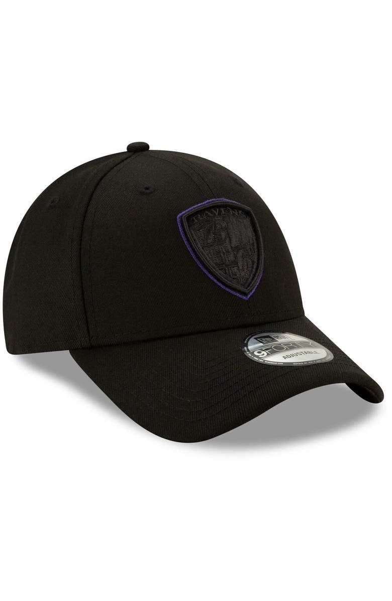 New Era Men's New Era Black Baltimore Ravens Alternate Logo Momentum 9FORTY Adjustable Snapback Hat, Alternate, color, 