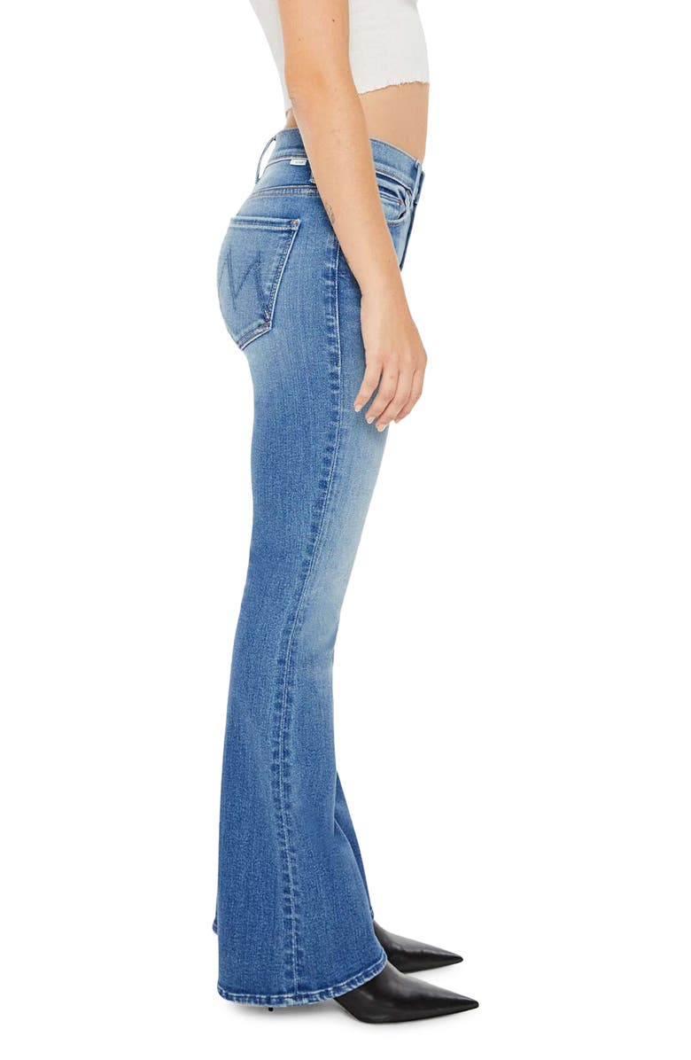 MOTHER Lil' Weekend Flare Jeans, Alternate, color, Layover