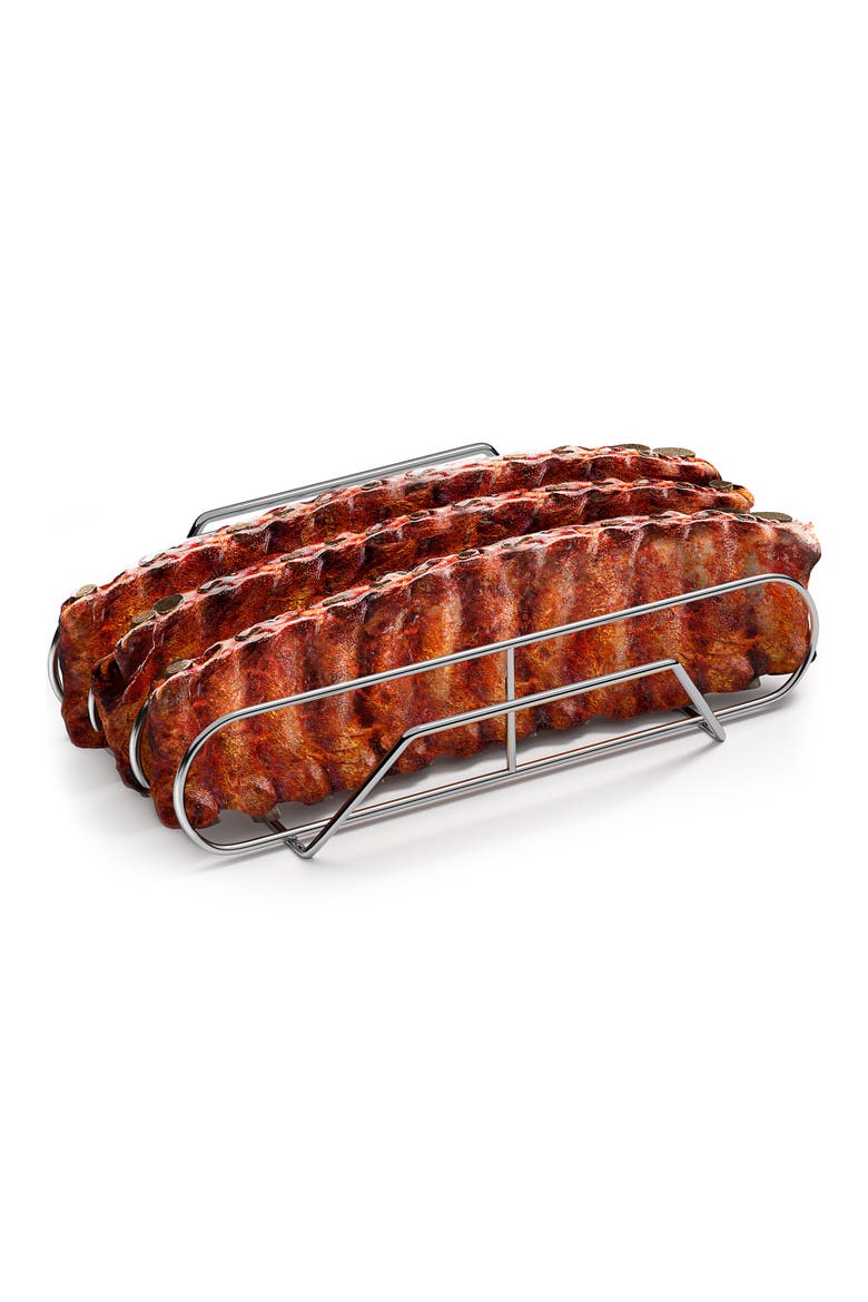 Nonstick XL Rib Rack, Main, color, SILVER