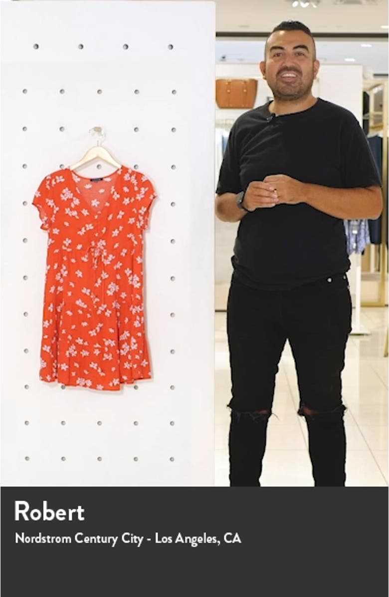 Floral Print Minidress, sales video thumbnail