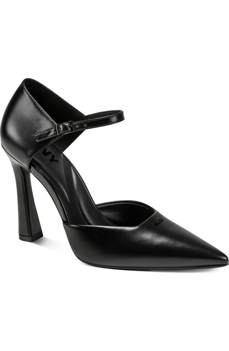 DKNY Catcher Ankle Strap Pointed Toe Pump, Main, color,