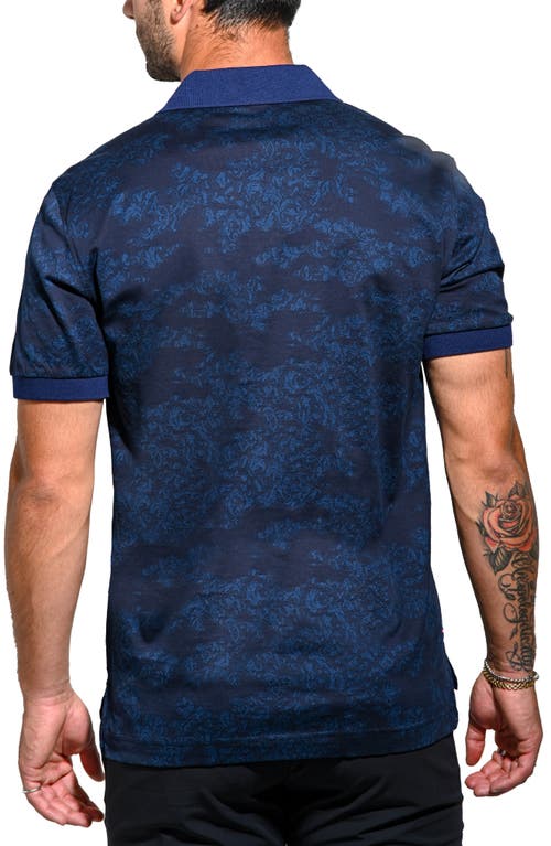 Maceoo Mozart Triangle Polo In Blue
