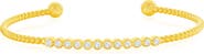 SIMONA Bezel Set Cubic Zirconia Beaded Bracelet