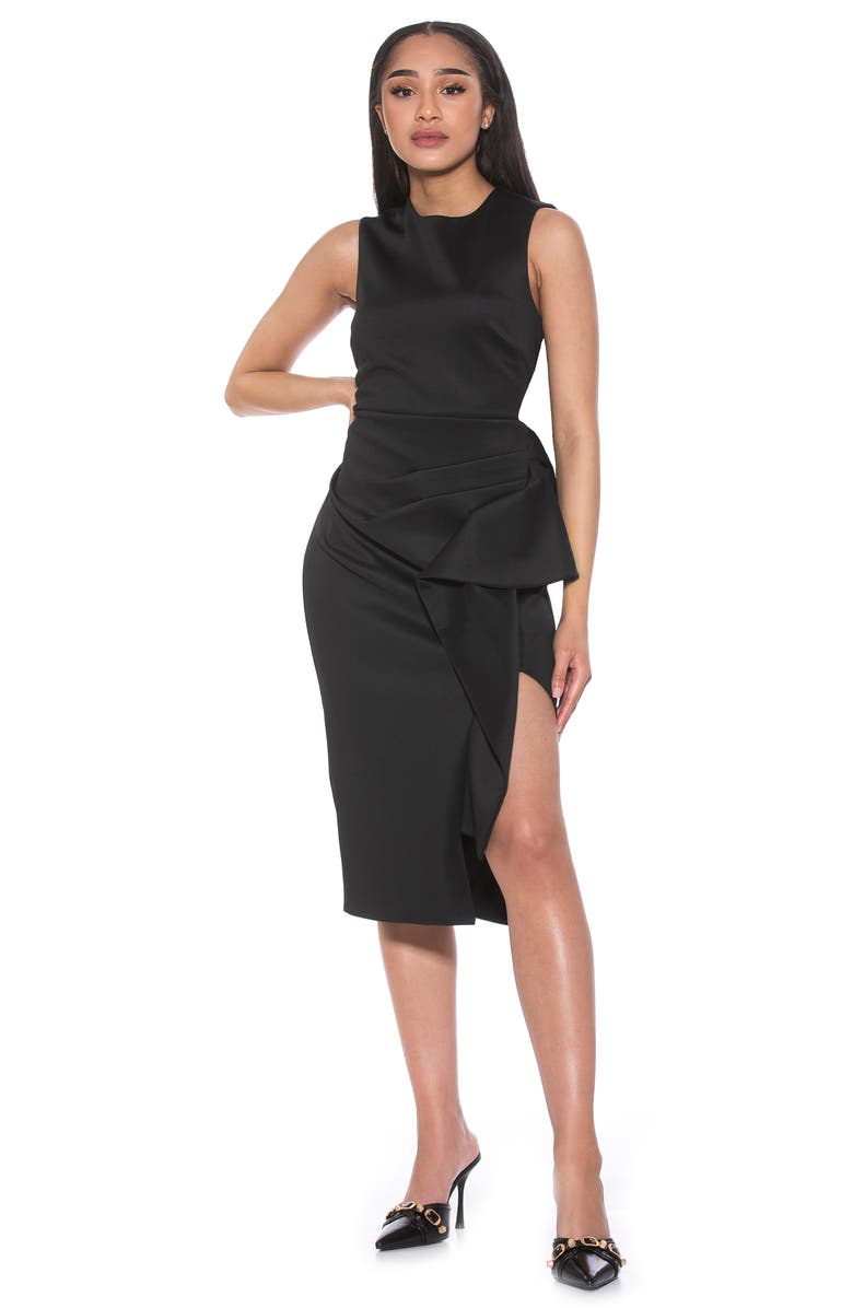 Alexia Admor Valeri Asymmetric Ruffle Cocktail Dress, Alternate, color,