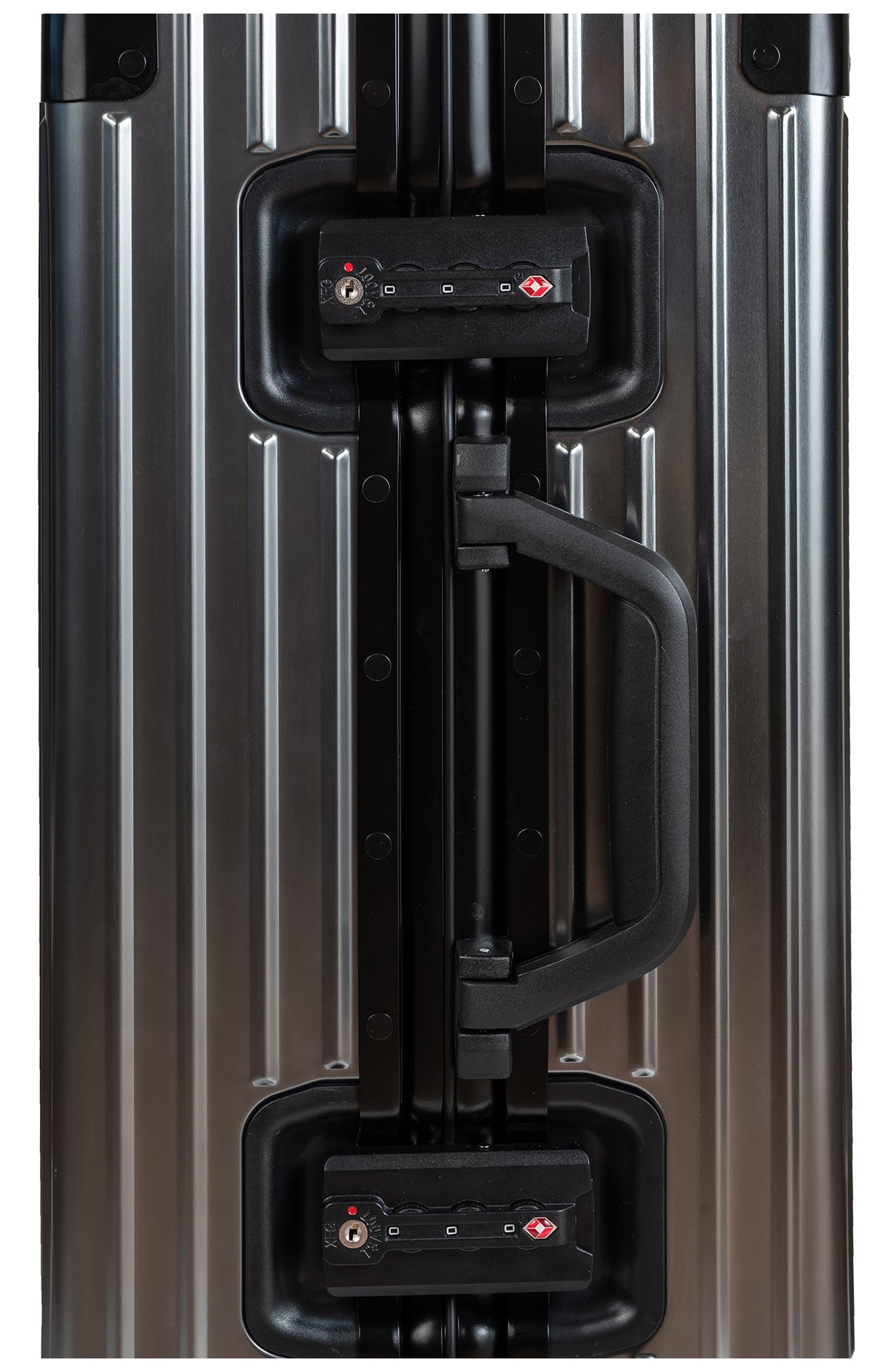 CHAMPS Aluminum Hardside Spinner Suitcase Carry-On, Alternate, color, Grey