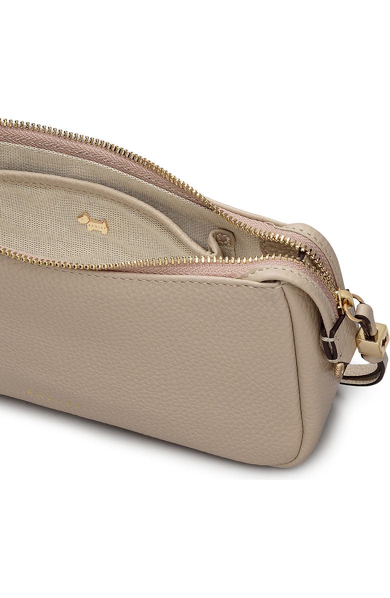 Radley Carlton Close Mini Zip Shoulder Bag, Alternate, color, Porcini