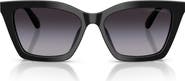 Emporio Armani 54mm Butterfly Sunglasses