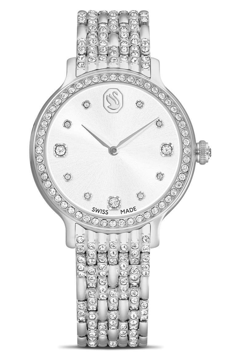 Imber Bracelet Watch, 31mm, Main, color, SILVER