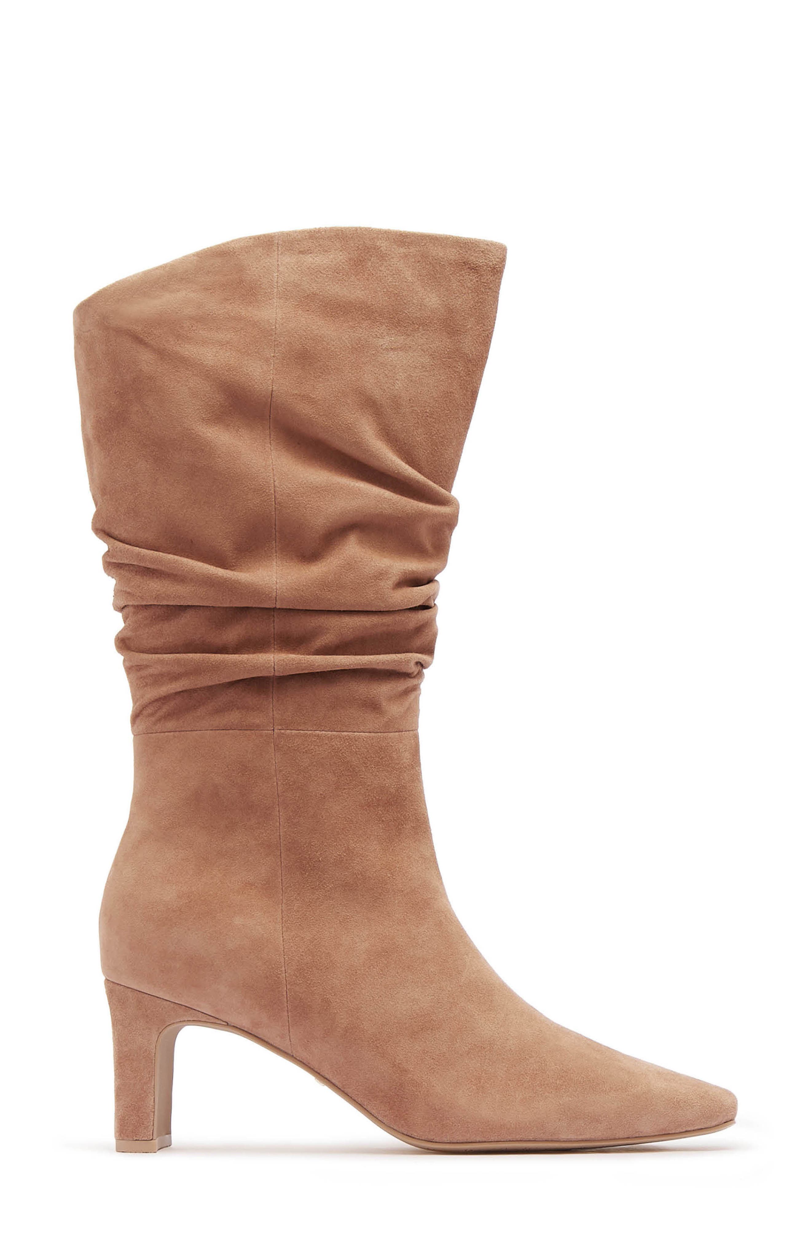 Clarkson Knee High Boot, Alternate, color, CLAY SUEDE