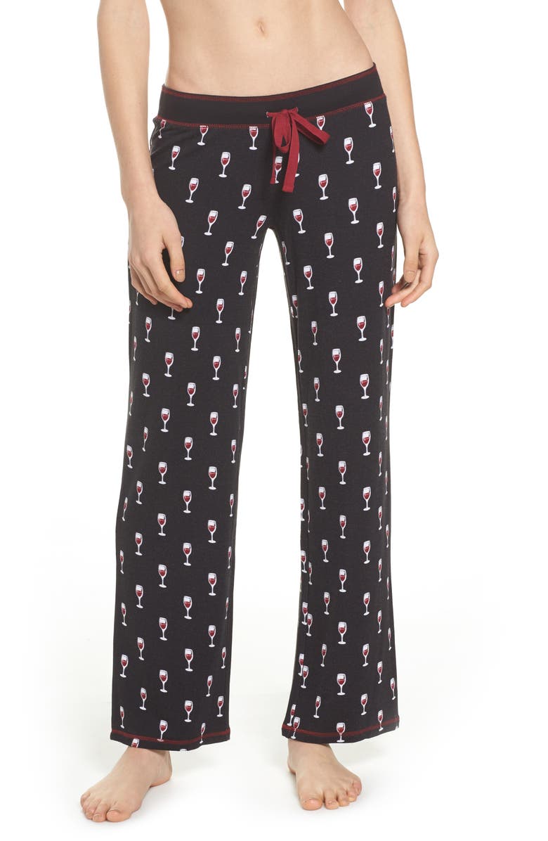 PJ Salvage Print Pajama Pants, Main, color, 