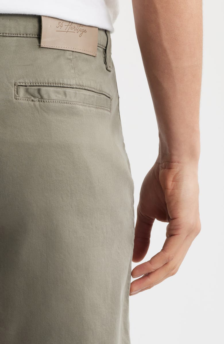 34 Heritage Arizona Slim Fit Flat Front Chino Shorts, Alternate, color, Storm Twill