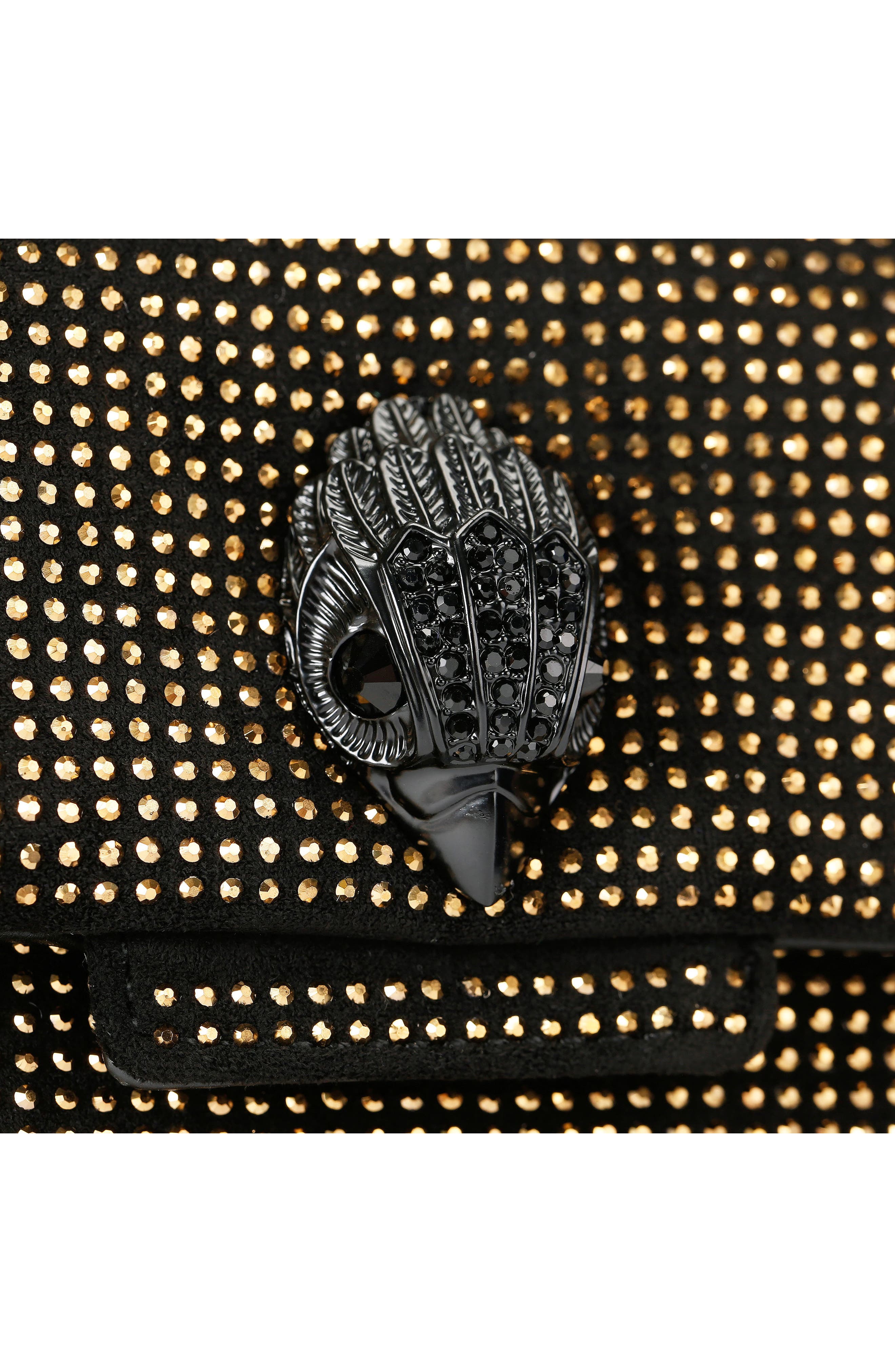 Kurt Geiger London Mini Kensington Fabric Convertible Crossbody Bag, Alternate, color, Open Brown