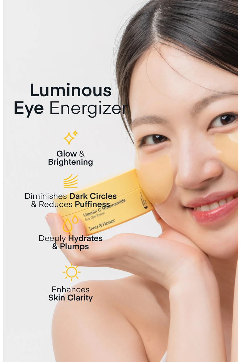 Vitamin C Niacinamide Eye Gel Patch, Alternate, color, Yellow