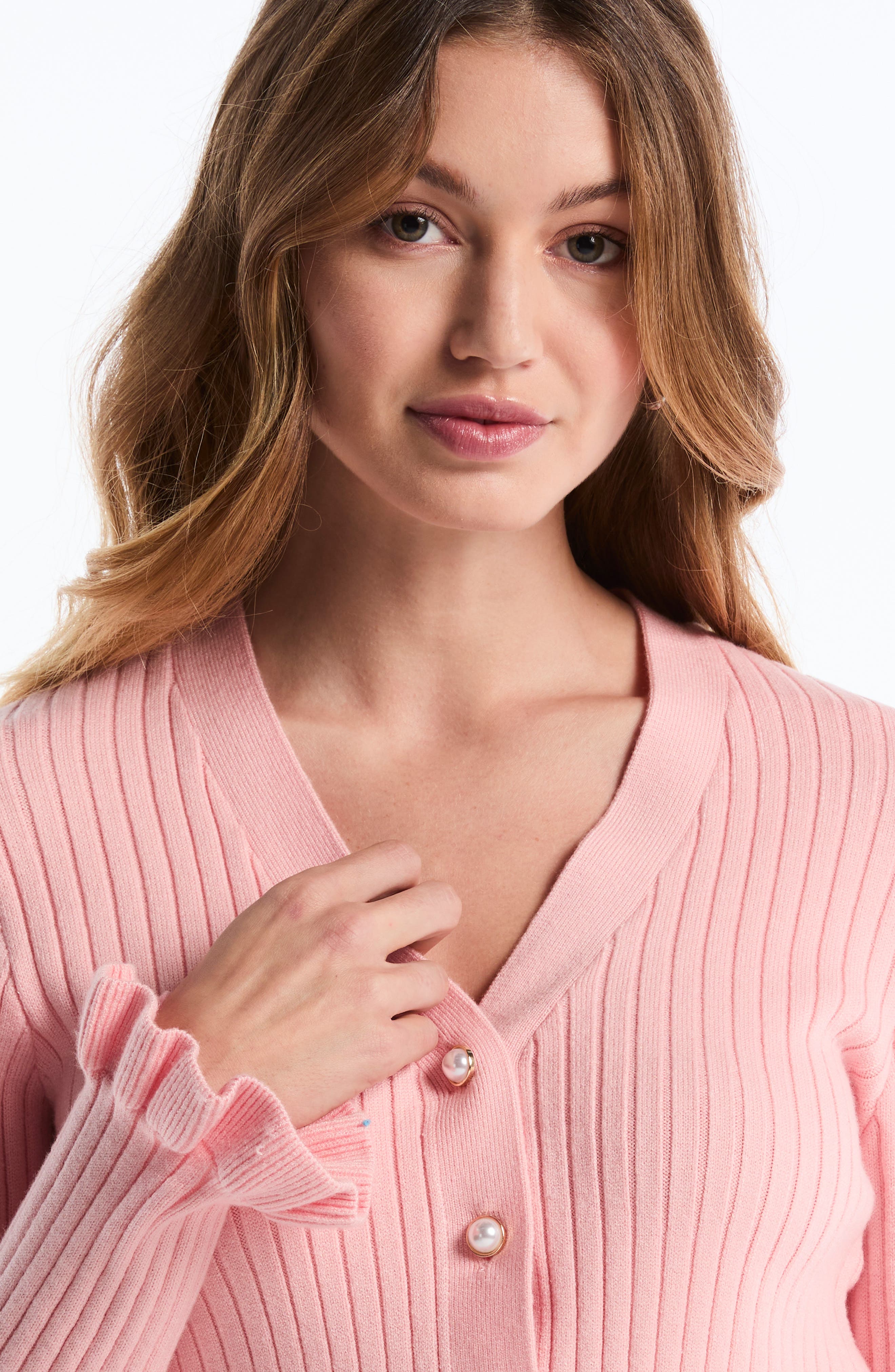 Ruffle Hem Cardigan - image 4
