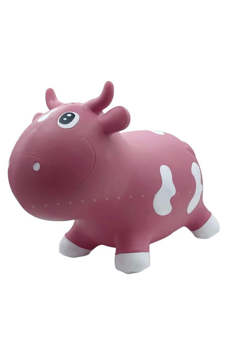 Pop It Up Kidzzfarm Bouncing CowJunior - Pink - Inflatable Animal Hopper,12mo+, Alternate, color, Multicolored