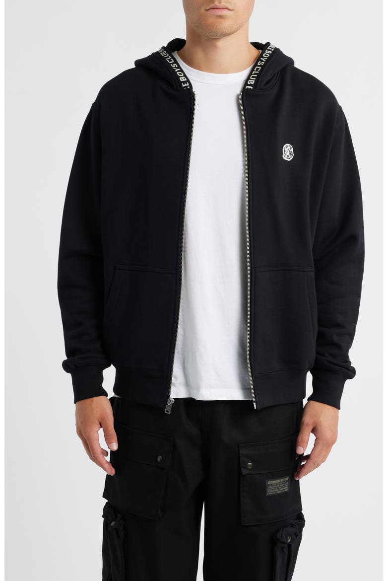 BB Mind Cotton Fleece Hoodie, Main, color, BLACK