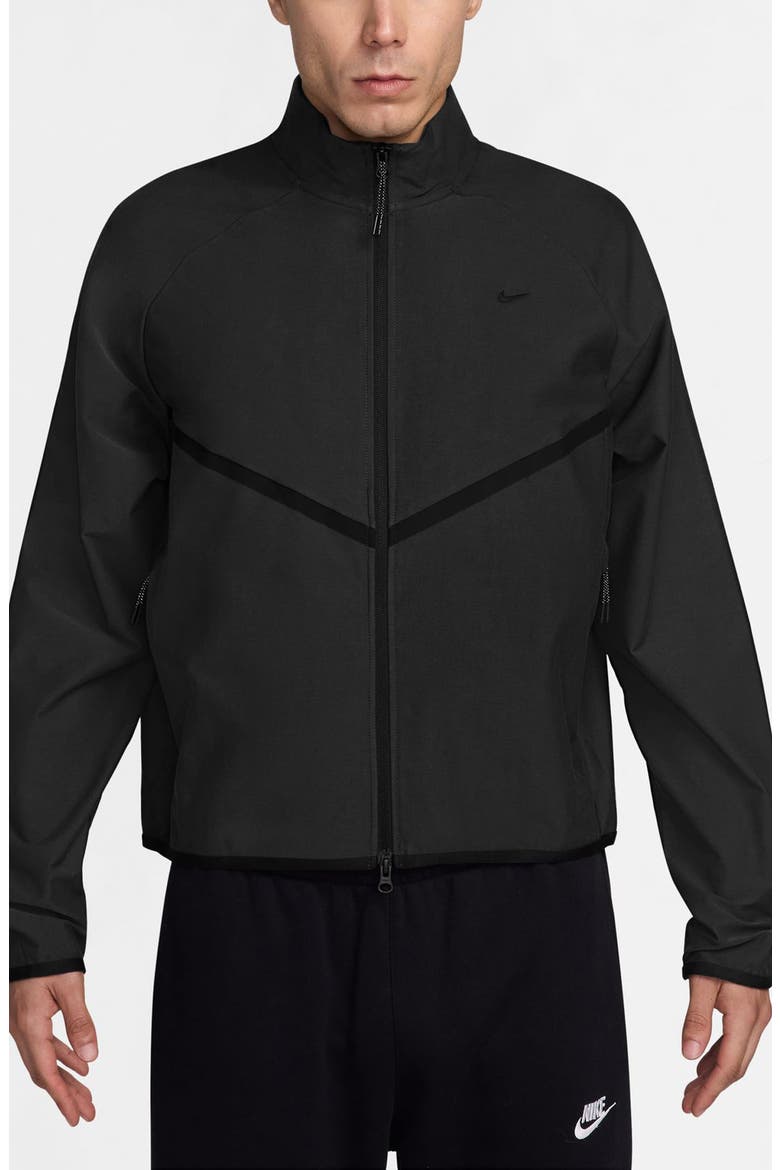 Shori Tech Track Jacket, Main, color, BLACK/BLACK