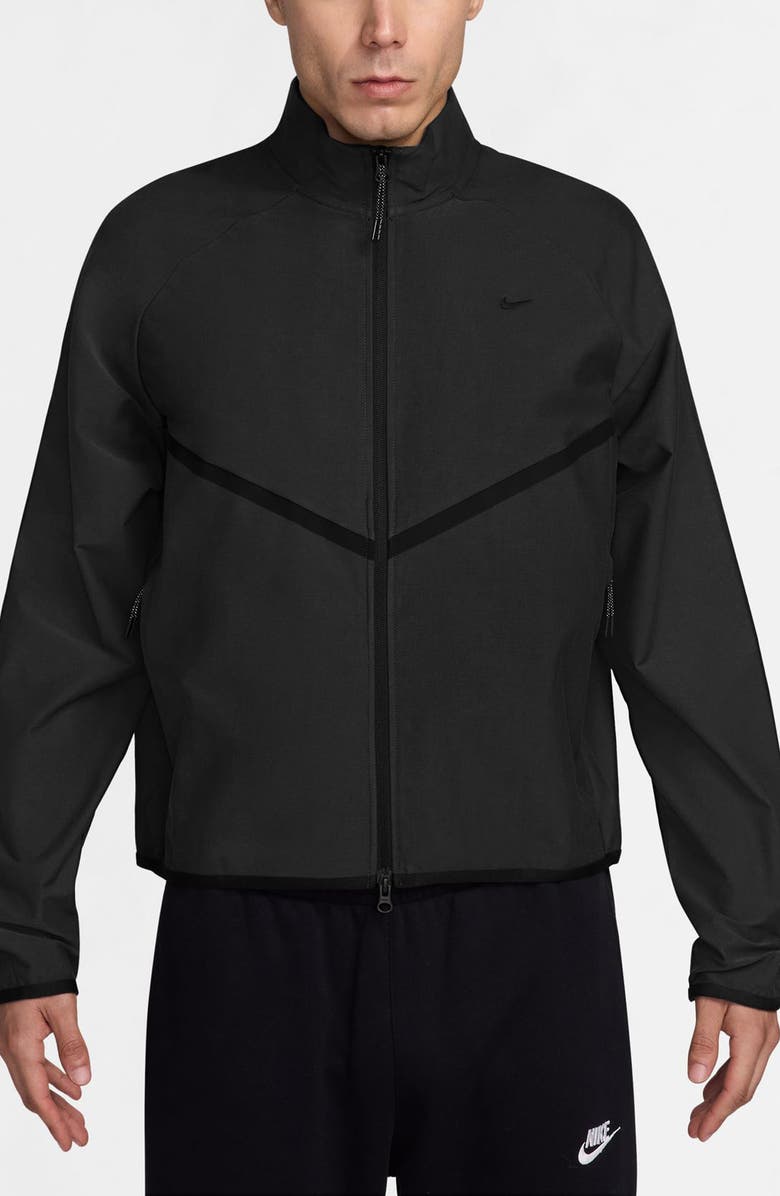 Nike Shori Tech Track Jacket, Main, color, Black/Black
