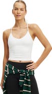 COTTON ON BODY Women's Active Ultra Soft V Neck Racer Back Tank