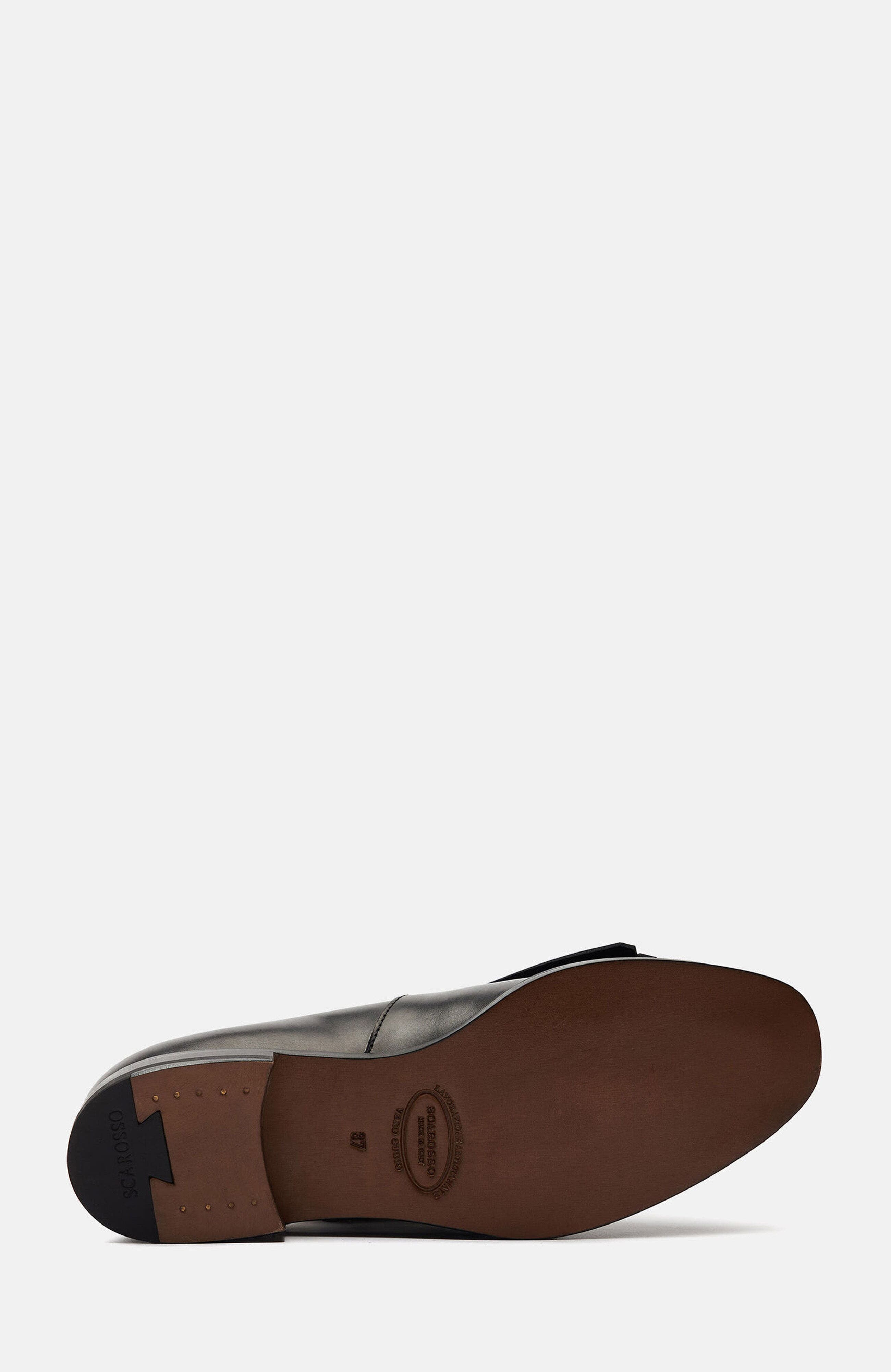 Ester Monk Strap Shoes, Alternate, color, Black - Calf