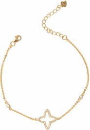 LaBante London Star 18k gold plated sterling silver stackable bracelet