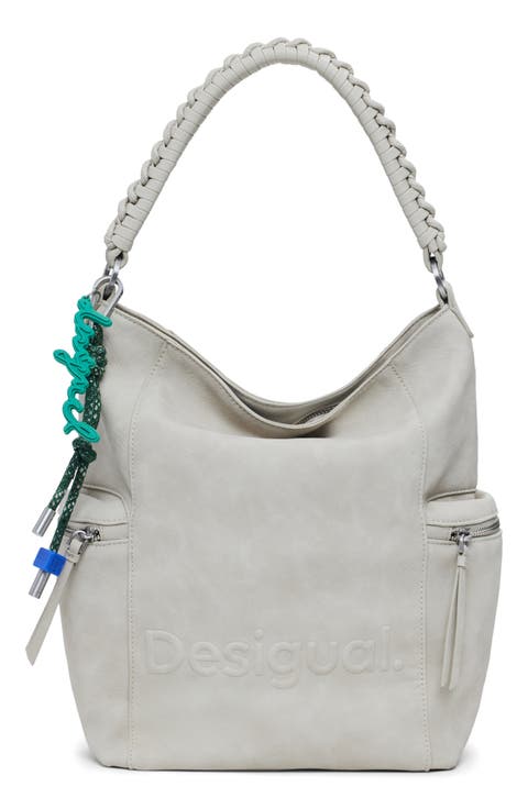 Big Faux Leather Backpack