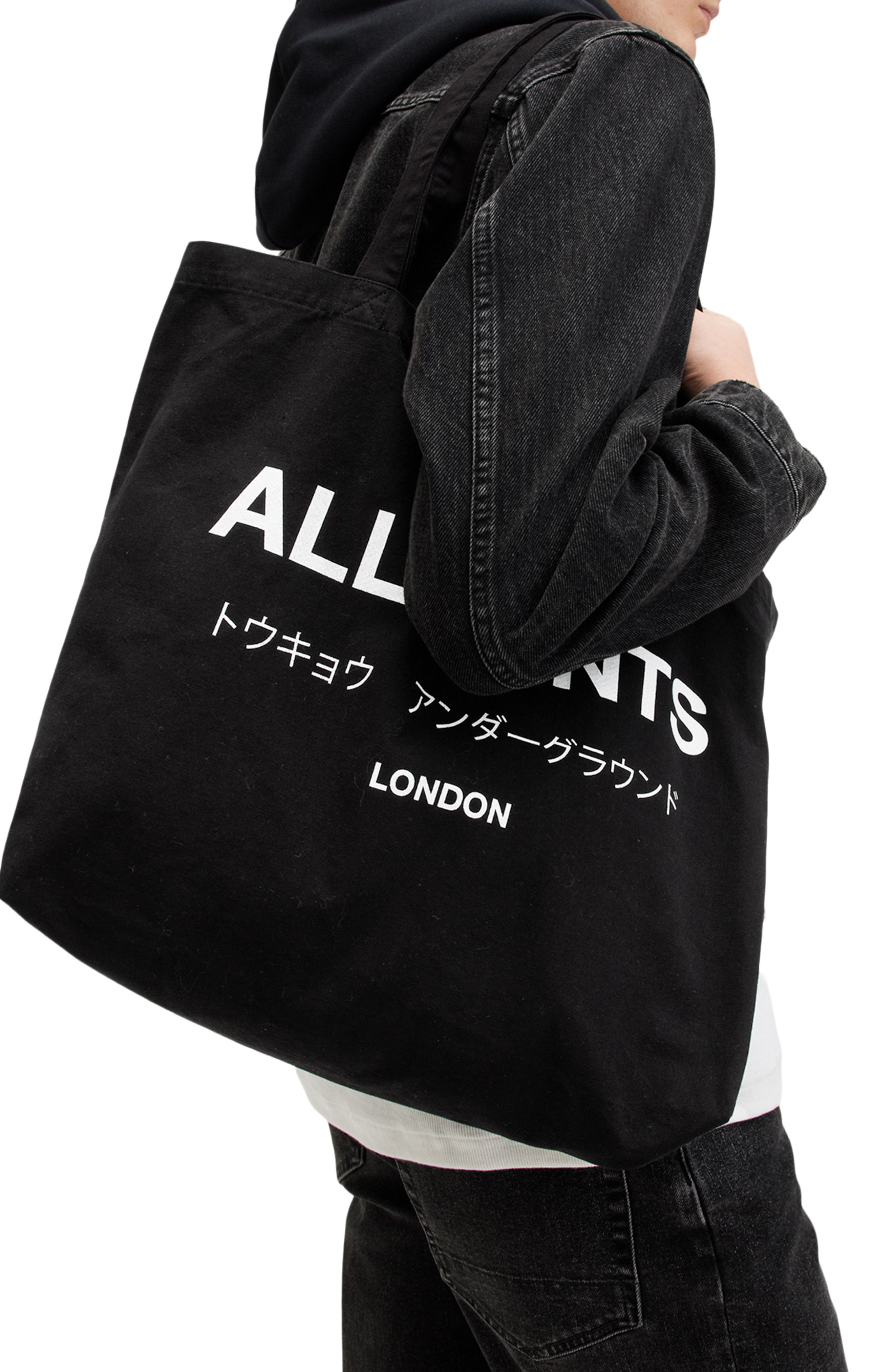 AllSaints Underground Tote, Alternate, color, 