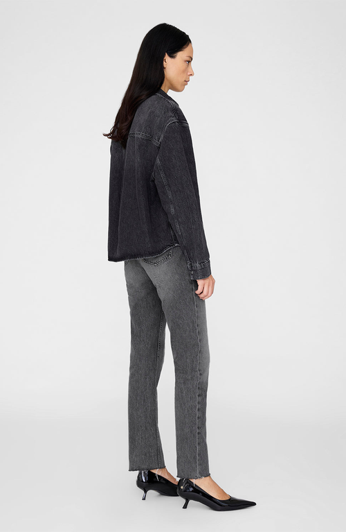 Anine Bing Paxton Shirt In Black