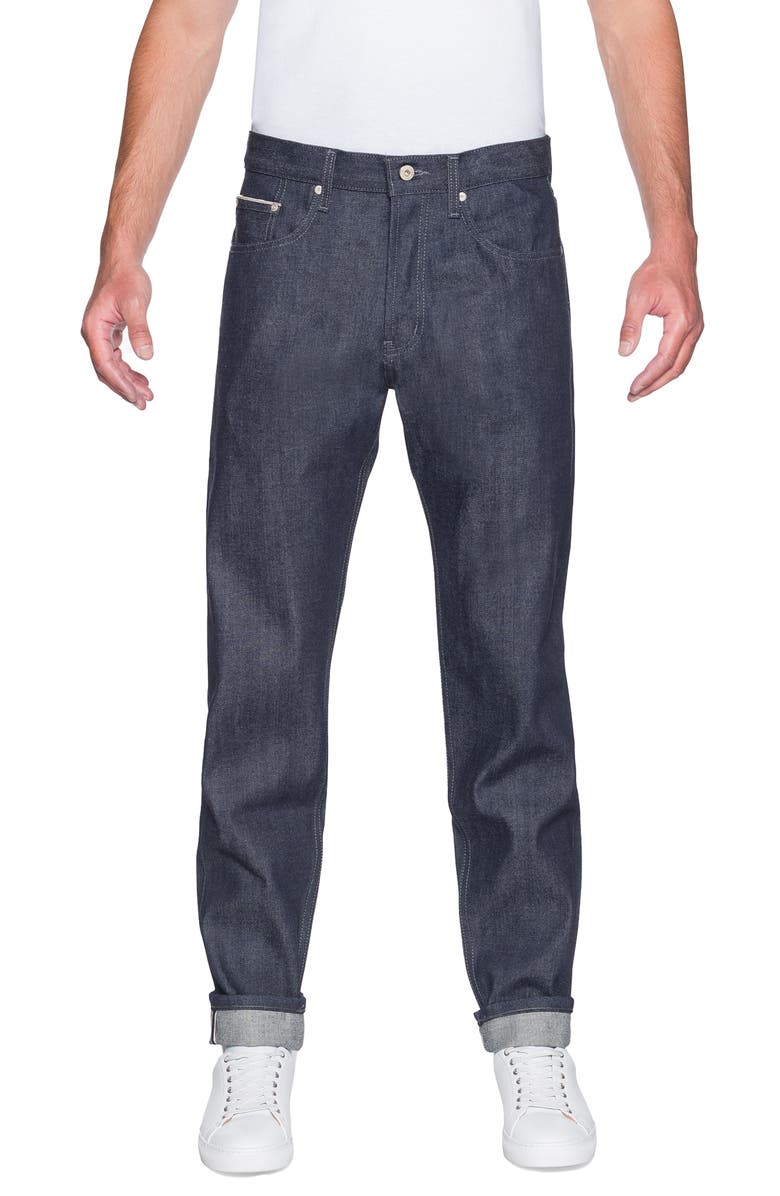 Naked & Famous Denim Easy Guy Selvedge Athletic Tapered Jeans, Main, color, 