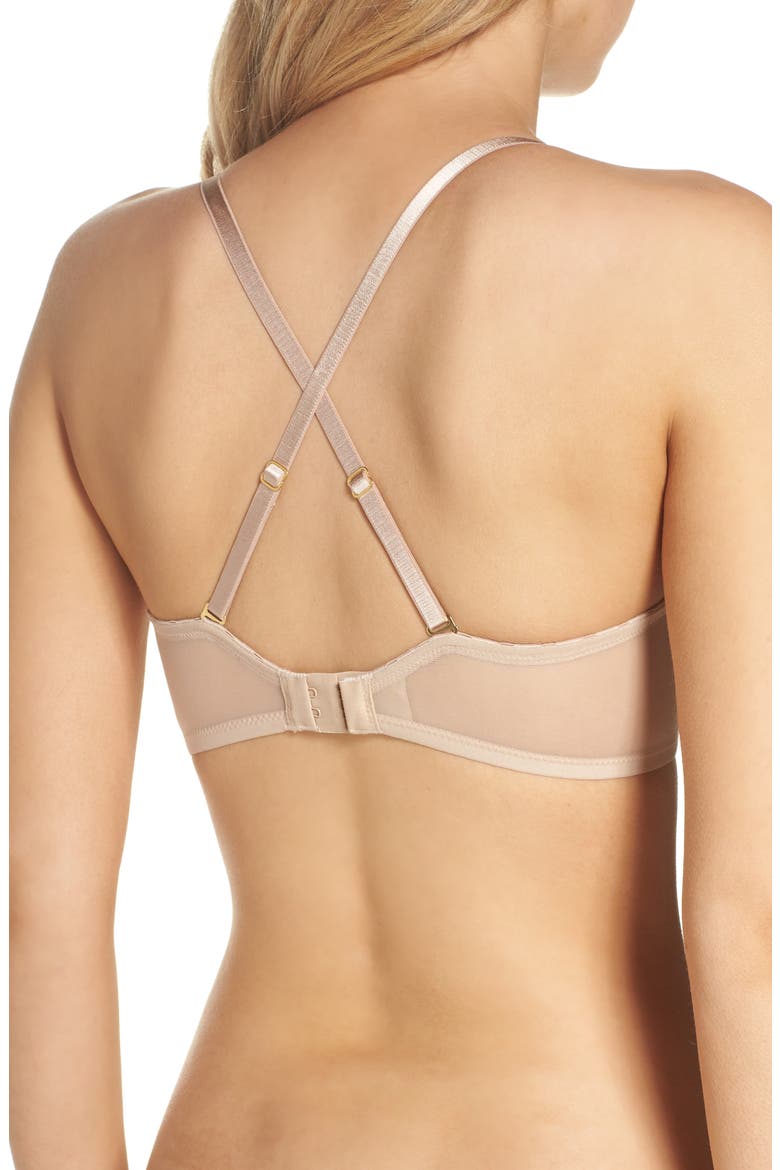 Ruse Underwire Convertible Bra, Alternate, color, CAFE