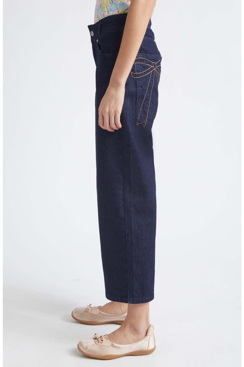 Thesis Ankle Wide Leg Jeans, Alternate, color, INDIGO