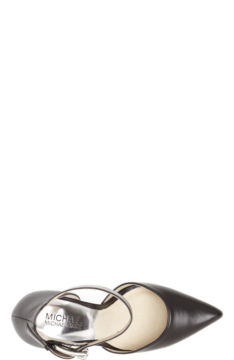 MICHAEL Michael Kors 'Brinkley' Ankle Strap Pointy Toe d'Orsay Pump, Alternate, color,