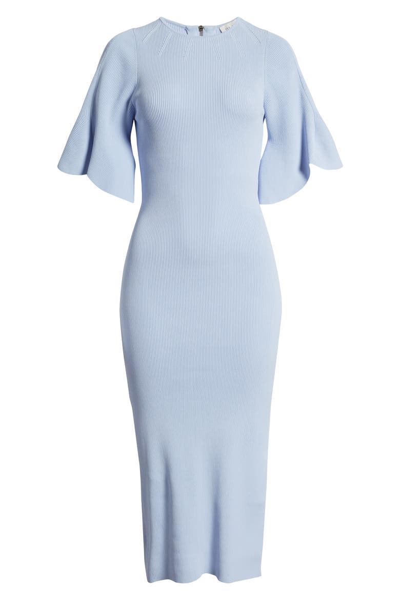 Raelea Rib Sweater Dress, Alternate, color, LIGHT BLUE