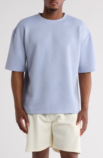 Fleece Factory Geometric Jacquard T-shirt