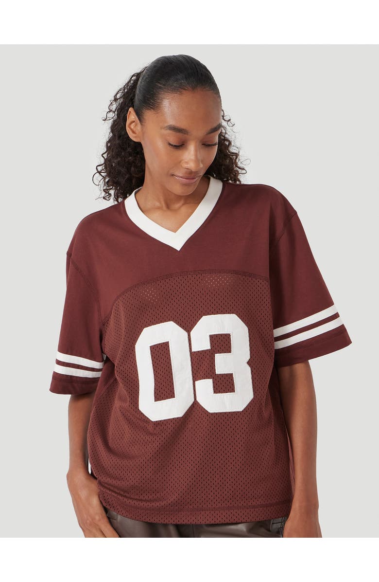 Hush Sporty Graphic T-Shirt, Main, color, Rum Raisin