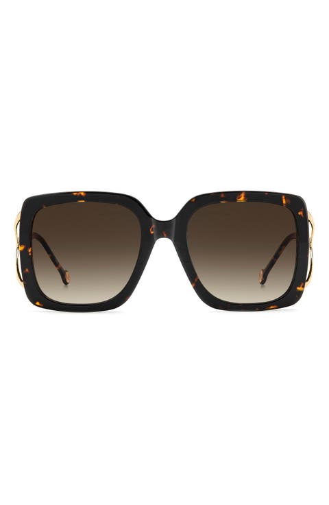 Her 56mm Square Sunglasses