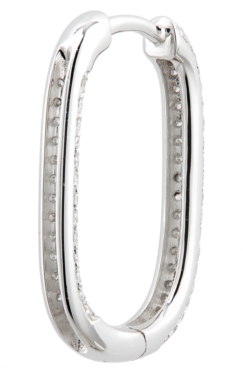 Bony Levy Inside Out Pavé Diamond Hoop Earrings, Alternate, color,