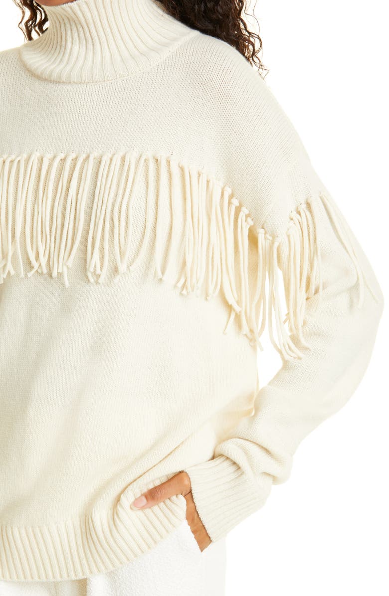 JASON WU Fringe Merino Wool Sweater, Alternate, color, 