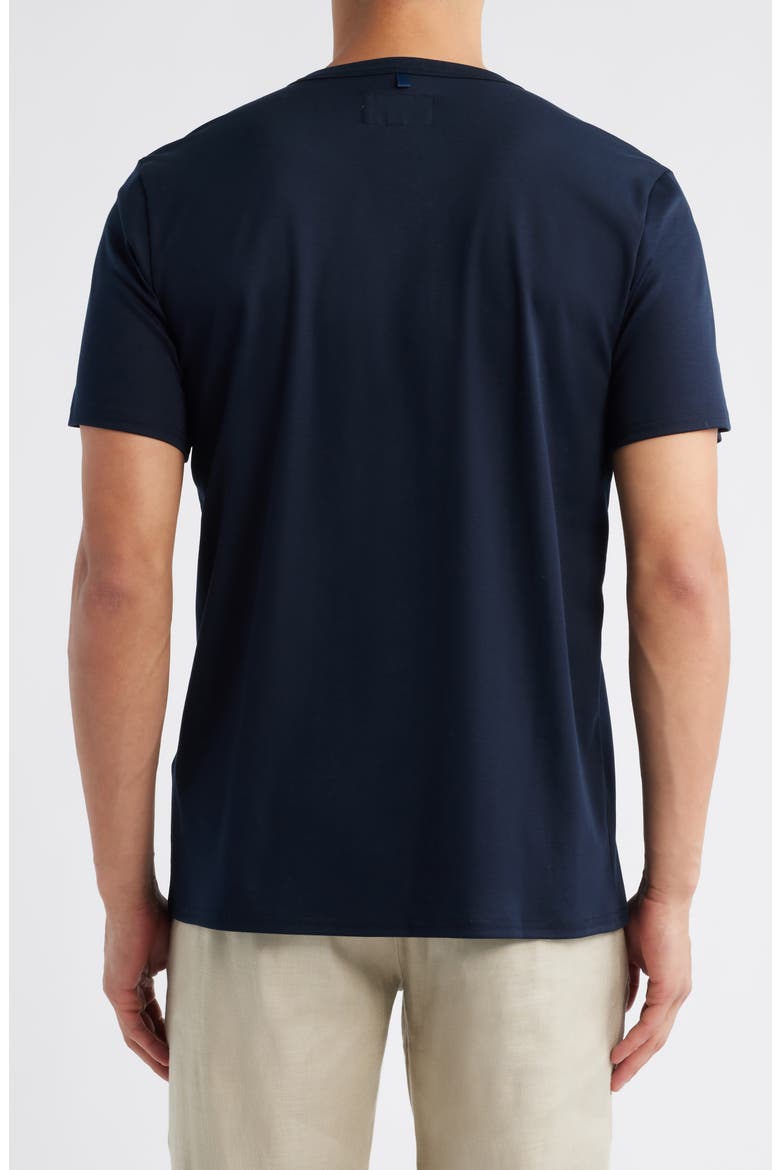 Solid Reworked Slim Fit T-Shirt, Alternate, color, NAVY