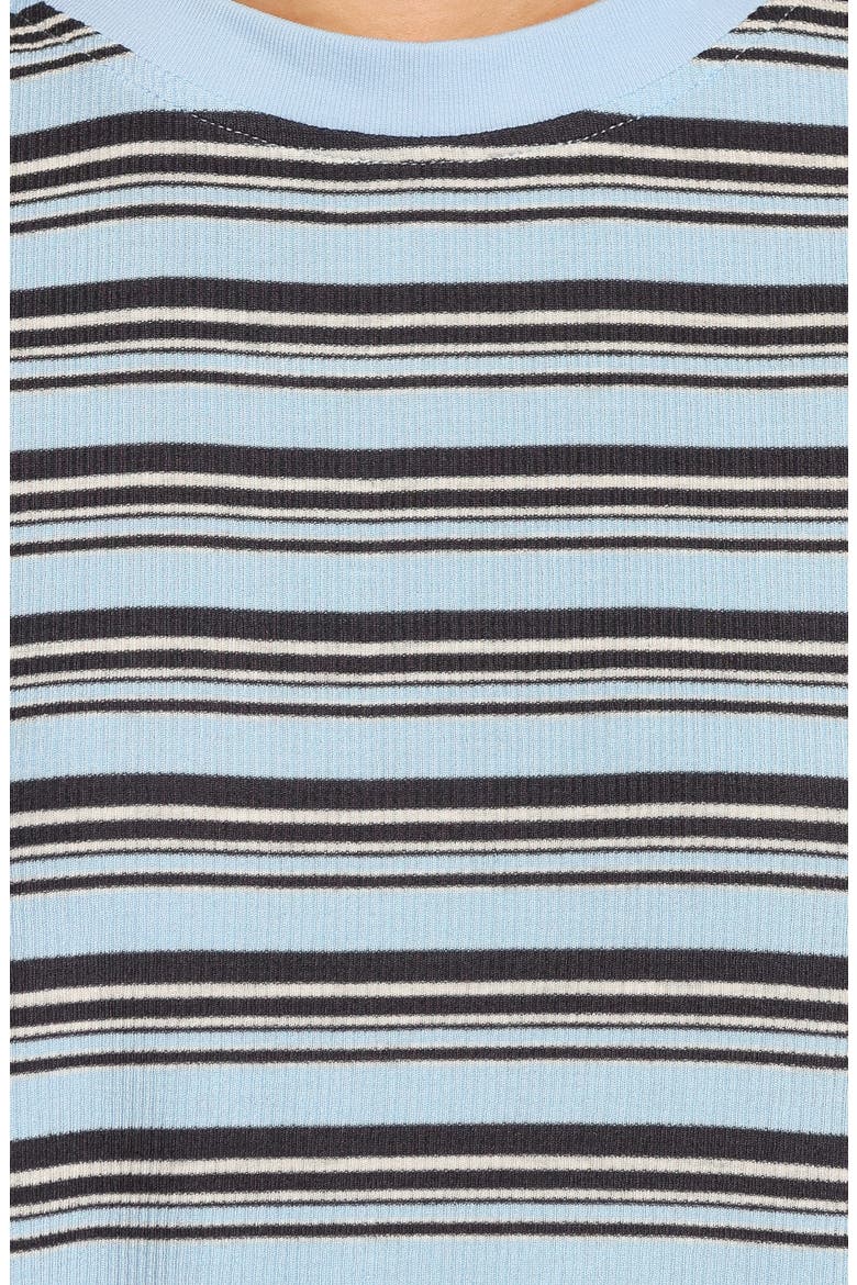 Bene T-Shirt & Maxi Skirt Set, Alternate, color, BLUE STRIPE