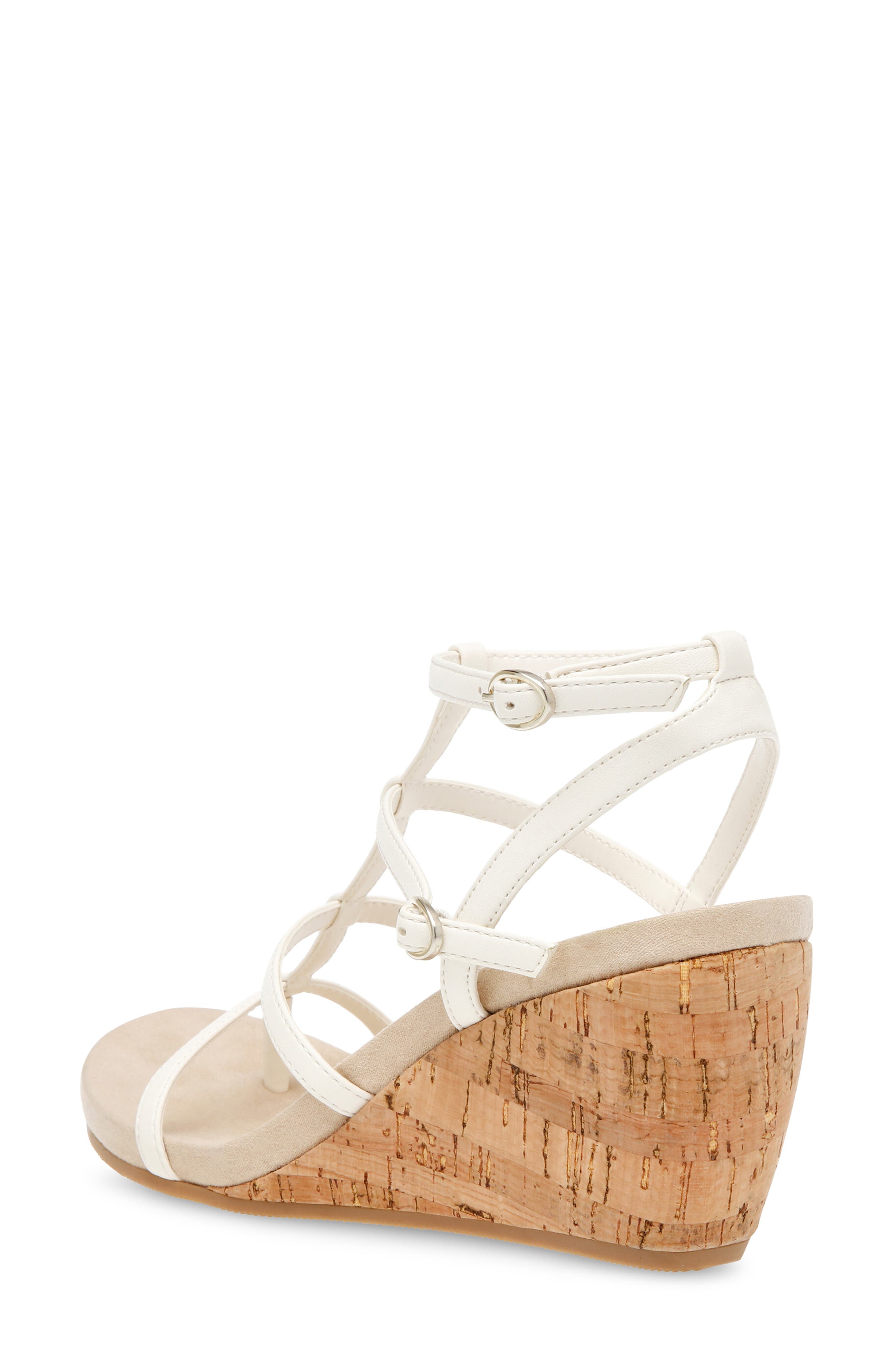 Anne Klein Isiah Wedge Sandal, Alternate, color, 