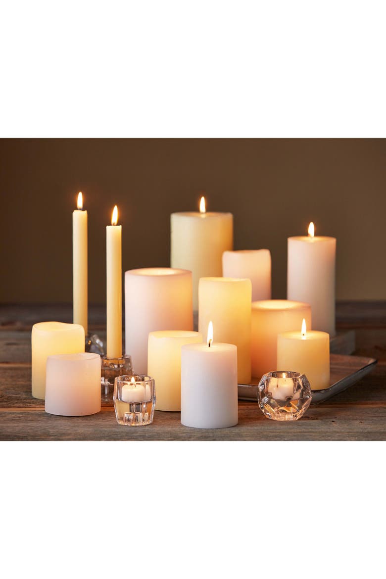 Classic White Taper Candle Straight Paraffin Wax 8 Inch, Alternate, color, White