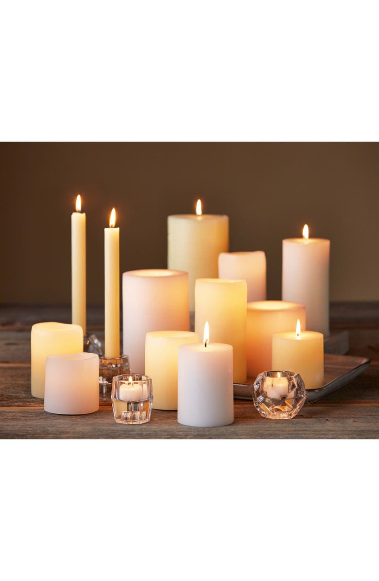 tag Classic White Taper Candle Straight Paraffin Wax 8 Inch, Alternate, color, White