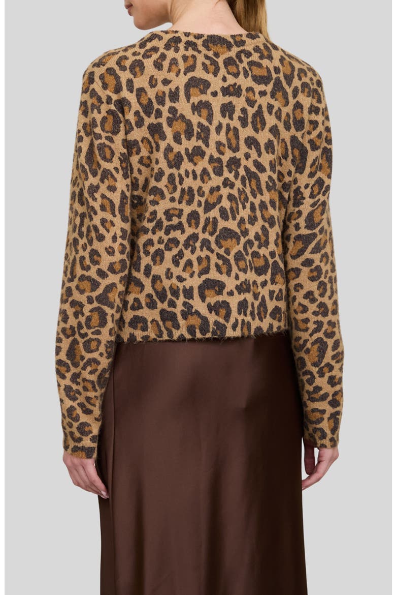 Crewneck Cardigan, Alternate, color, ANIMAL