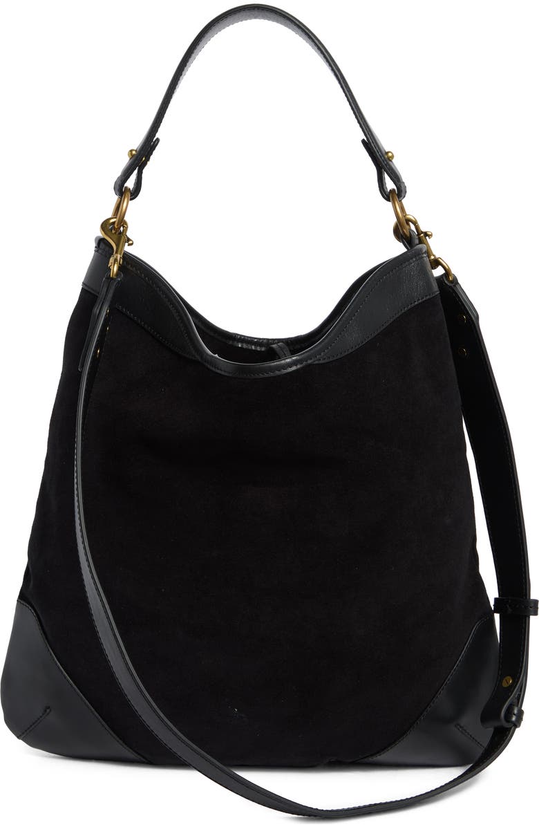 Isabel Marant Botsy Day Suede Hobo Bag, Alternate, color,