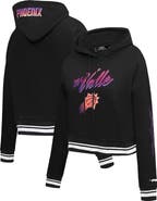 PRO STANDARD Women's Pro Standard Black Phoenix Suns 2023/24 City Edition Cropped Pullover Hoodie