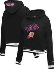 PRO STANDARD Women's Pro Standard Black Phoenix Suns 2023/24 City Edition Cropped Pullover Hoodie