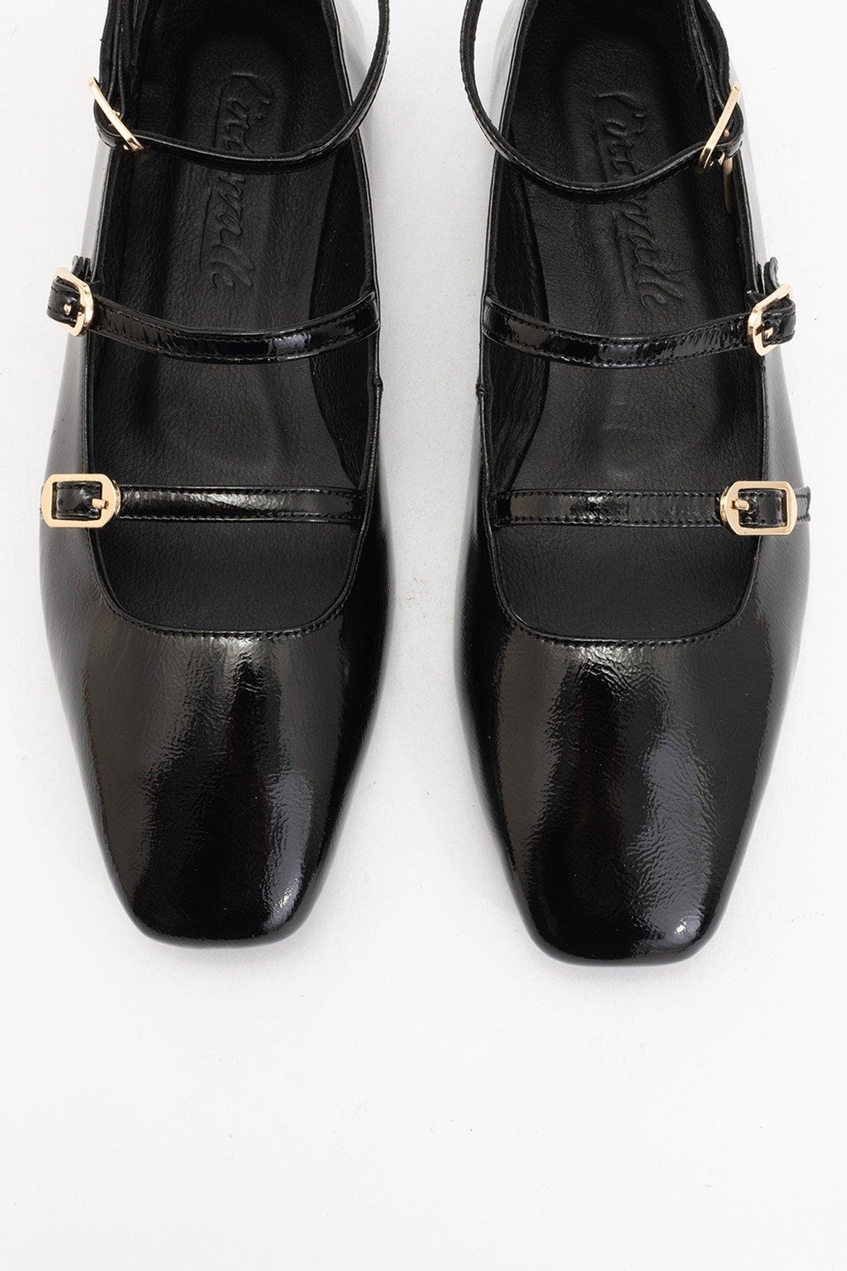 Forever & Always Shoes Serena Leather Mary Jane Flats, Alternate, color, 