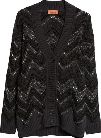 Cardigan Missoni Sport Vintage Wool Sweater, Made in Italy