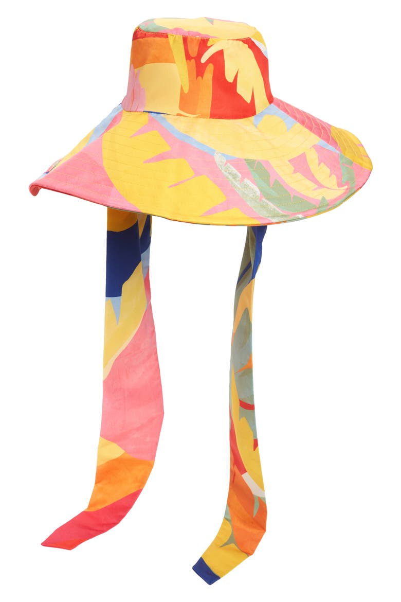 Tropical Sunset Hat, Main, color, TROPICAL SUNSET